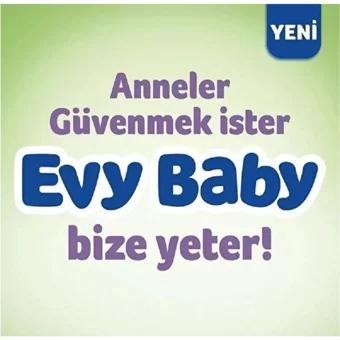 Evy Baby Hipoalerjenik 2'li Fırsat Paketi 4 Numara Cırtlı Bebek Bezi 108 Adet
