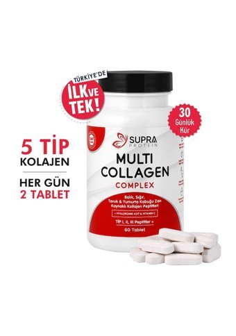 Supra Protein Multi Collagen Complex Tablet Kolajen 60 Tablet