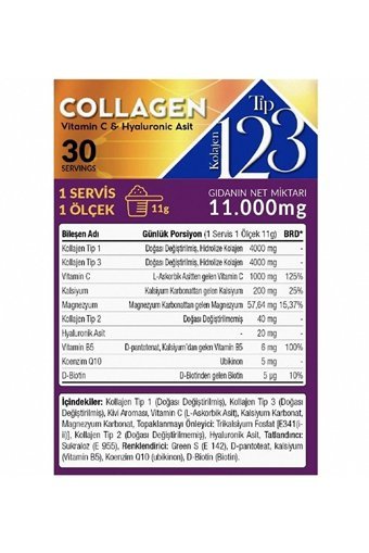 Herbina Tip 1-2-3 Toz Kolajen 330 gr