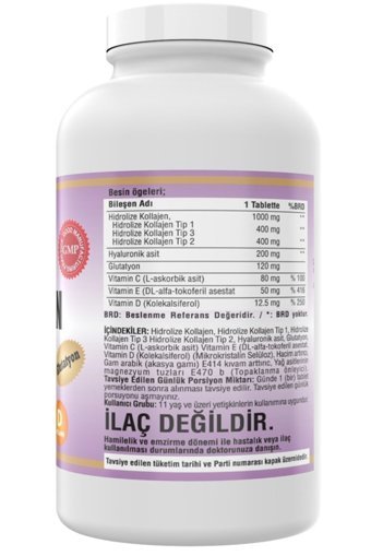 Nevfix Glutatyon Dvit Tablet Kolajen 300x1000 mg