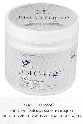 Mermaid Collagen Just Collagen Toz Kolajen 3x210 gr