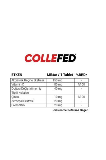 Enfed Pharma Collefed Tablet Kolajen 30 Tablet