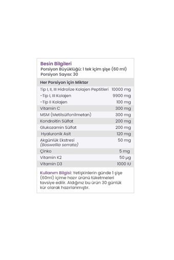 Suda Collagen Collagen Fxone Sıvı Kolajen 30x60 ml