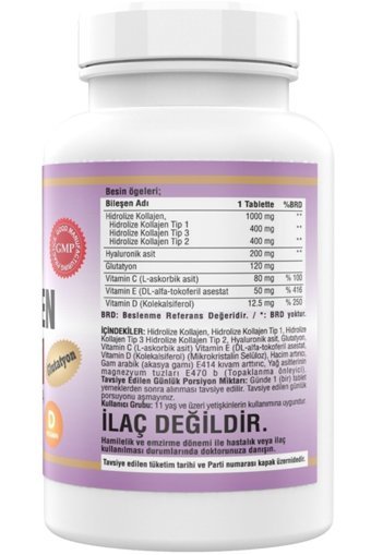 Ncs Magnesium Malat Taurat Glisinat Tablet Kolajen 180 Tablet