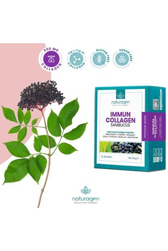 Naturagen Immun Collagen Sambucus Tablet Kolajen 30 Tablet