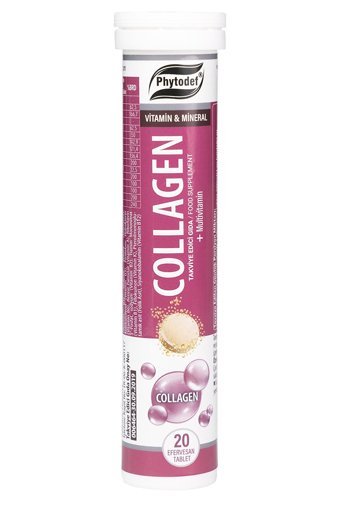 Phytodef Collagen-Multivitamin Efervesan Tablet Kolajen 20 Tablet