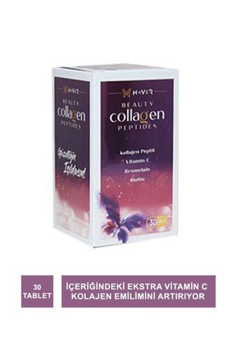 Haver Collagen Beauty Peptides Tablet Kolajen 30 Tablet