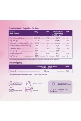 Vitaminica Collagen Acerola Toz Kolajen