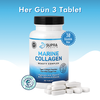 Supra Protein Marine Collagen Tablet Kolajen 90 Tablet