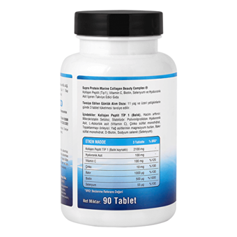 Supra Protein Marine Collagen Tablet Kolajen 90 Tablet