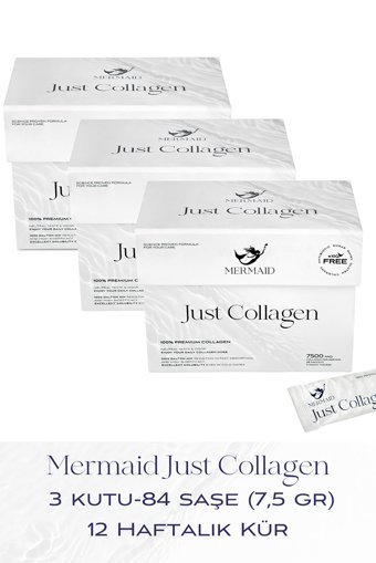 Mermaid Collagen Just Collagen Saşe Kolajen 3x28x7500 mg