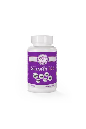 Evey Collagen COLLAGEN Evey Multi Tablet Kolajen 60 Tablet