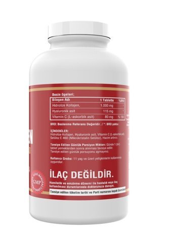 Ncs Hyaluronic Acid Cvitamin Tablet Kolajen 300 Tablet