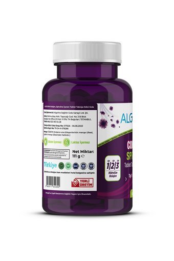 Algolina Spirulina Tablet Kolajen 3x60x1260 mg