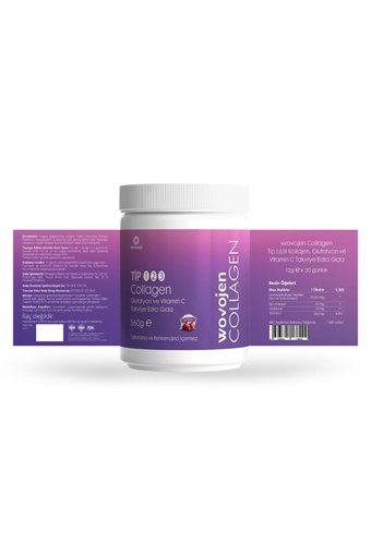 Wovojen Glutatyon Ve C Vitamini Toz Kolajen 360 gr