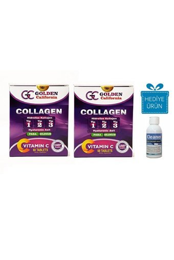 Golden California C Vitamini-Hyaluronic Acid Tablet Kolajen 120 Tablet