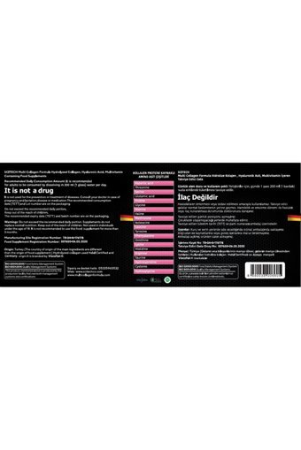 Scitech Multi Collagen Formula Saşe Kolajen 3x30x11200 mg