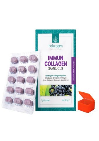 Naturagen Immun Collagen Sambucus Tablet Kolajen 60 Tablet