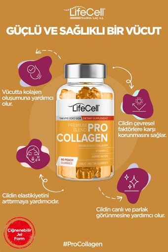 Lifecell Pro Collagen Tablet Kolajen 60 Tablet