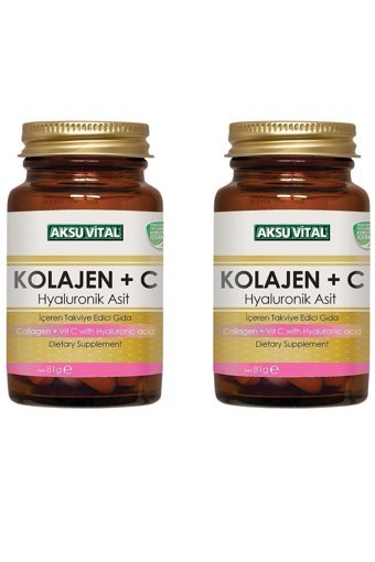 Aksu Vital Hyaluronic Acid Tablet Kolajen 2x60x900 mg