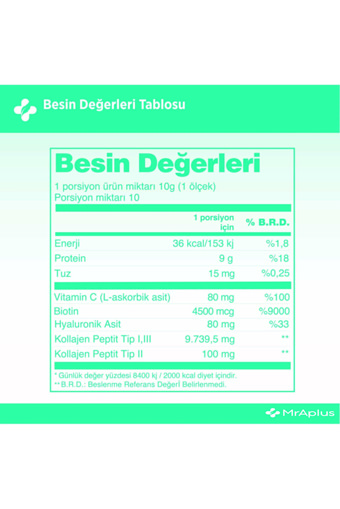 Mraplus Collagen Plus Toz Kolajen 260 gr