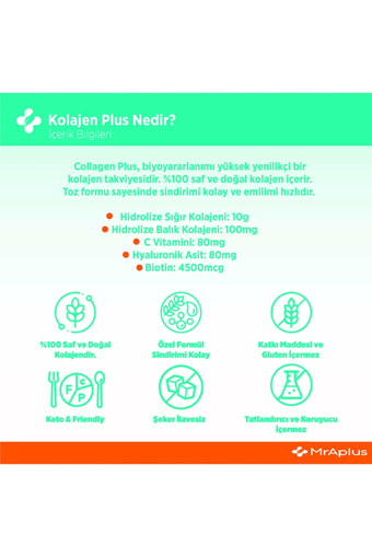 Mraplus Collagen Plus Toz Kolajen 260 gr