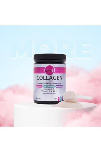 More Collagen Yaban Mersini Aromalı Toz Kolajen 3x300 gr