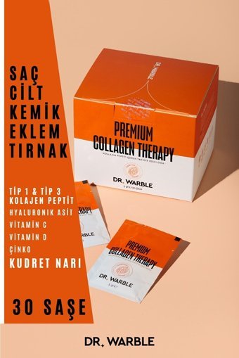 Dr. Warble Premium Collagen Saşe Kolajen 30 Saşe