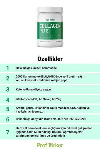 Proftürker Collagen Plus Toz Kolajen 400 gr