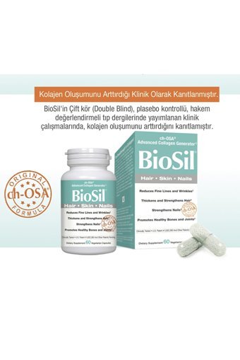 Biosil Vegan Collagen Kapsül Kolajen 60 Kapsül