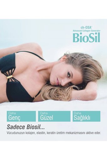 Biosil Vegan Collagen Kapsül Kolajen 60 Kapsül