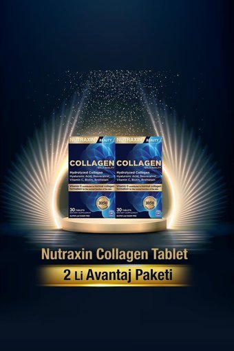 Nutraxin Beauty Gold Collagen Tablet Kolajen 3x30 Tablet