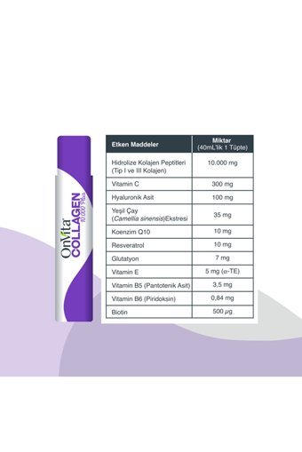 Onvita Collagen Sıvı Kolajen 30x40 ml