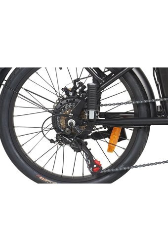 Kuba Speedlight SL1610 250 W 35 Km Menzil 7 Vites Katlanır Elektrikli Şehir / Tur Bisiklet Siyah