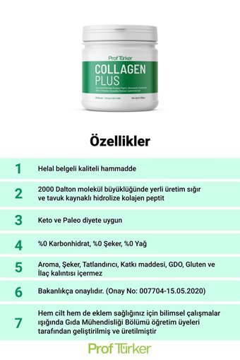Proftürker Collagen Plus Toz Kolajen 200 gr