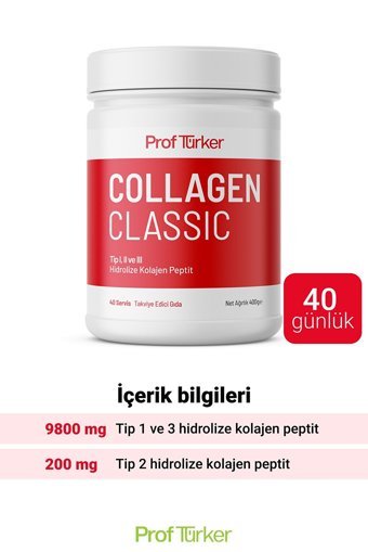 Proftürker Collagen Classic Toz Kolajen 400 gr