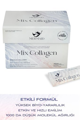 Mermaid Collagen Mix Collagen Saşe Kolajen 2x28x7500 mg