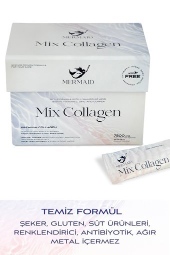 Mermaid Collagen Mix Collagen Saşe Kolajen 2x28x7500 mg
