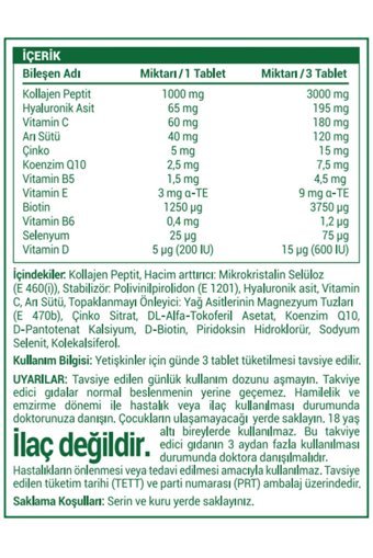 Multimed Collagen Complex Tablet Kolajen 90 Tablet