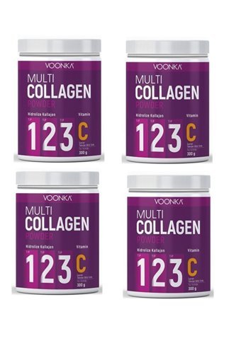 Voonka Hidrolize Collagen Toz Kolajen 4x300 gr