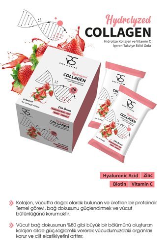 Rise & Shine Collagen Çilek Aromalı Saşe Kolajen 30 Saşe