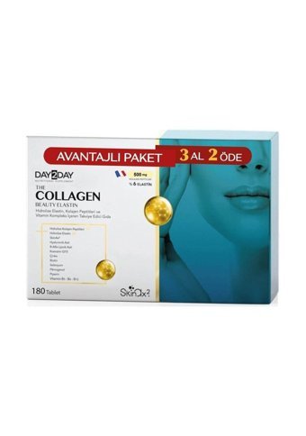 Day 2 Day Beauty Elastin Tablet Kolajen 180 Tablet