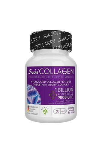 Suda Collagen 1 Billion Acidophilos Probiotic Tablet Kolajen 36 Tablet