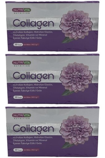 Nutrivita Nutrition Hidrolize Collagen Saşe Kolajen 3x30 Saşe