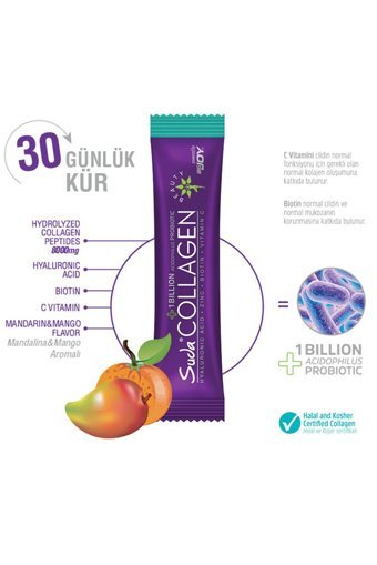 Suda Collagen Mandalina-mango Flawor Saşe Kolajen 30x10000 mg