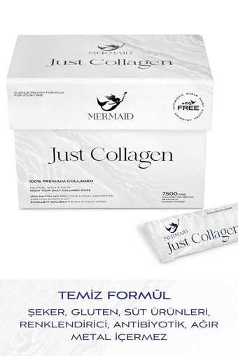 Mermaid Collagen Just Collagen Saşe Kolajen 2x28x7500 mg