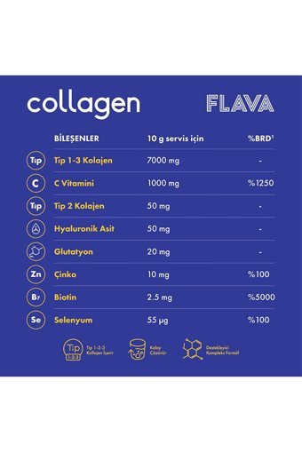 Flava Mango Toz Kolajen 250 gr