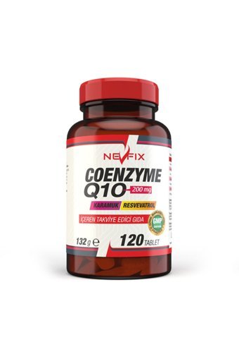 Nevfix Coenzyme Q10 Tablet Kolajen 120 Tablet