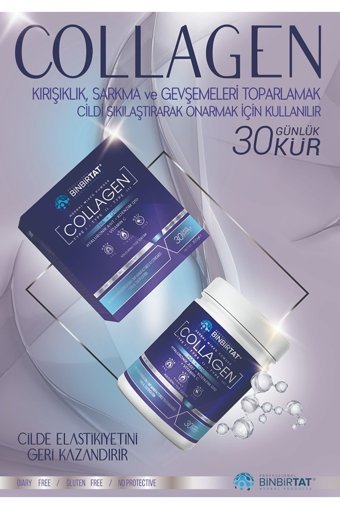 Binbirtat C Vitamini-Hyaluronic Acid Toz Kolajen 300 gr