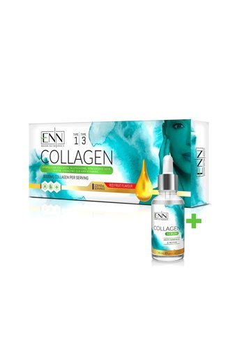 Enn Type I-III Serum Sıvı Kolajen 10x40 ml + Collagen Serum 30 ml
